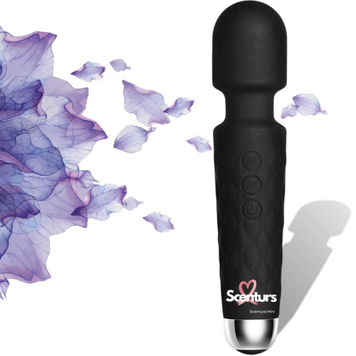 Click to see full view Scenturs Massager Machine for Women -Rechargeable Wireless Mini Body Massager with 28 Vibration Modes, Fast Charging, 8 Speeds and Water Resistant-Massager Machine for Full Body